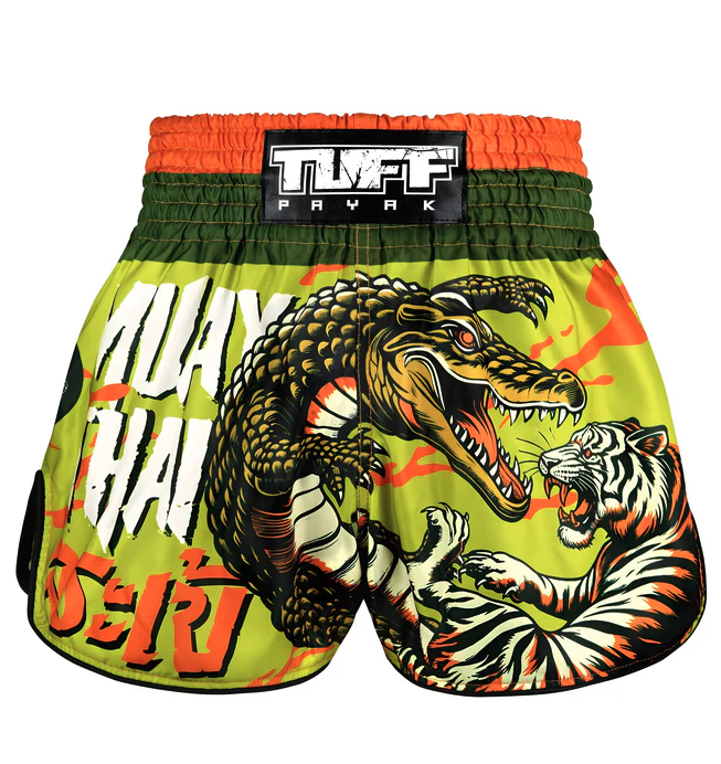 Tuff Lord of the Deep Retro Muay Thai Shorts