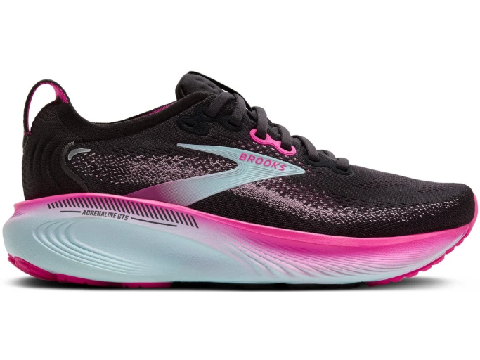 Brooks Adrenaline GTS 25 | Womens | Black Cyber Pink
