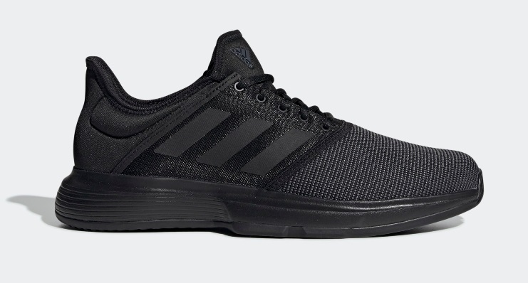 adidas gamecourt black men's shoe