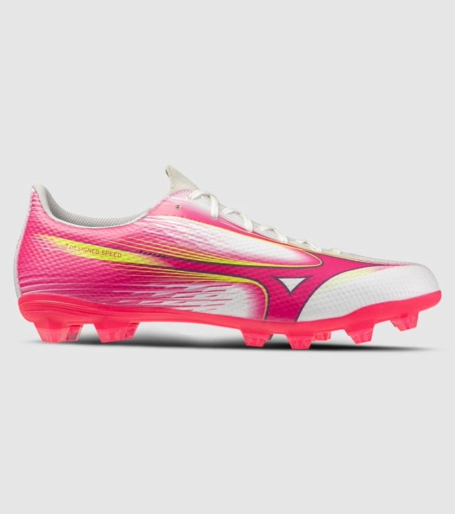 Mizuno Alpha III Select Junior FG | Kids | Fuschia Purple