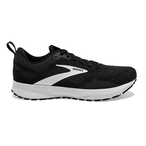 Brooks revel black clearance and white