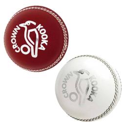 Kookaburra Crown 2 Piece Construction Cricket Ball 142gm [Colour: Red]