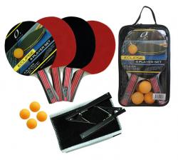 ALLIANCE 4 PLAYER ECLIPSE TABLE TENNIS SET