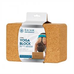 Gaiam Performance Cork Yoga Block