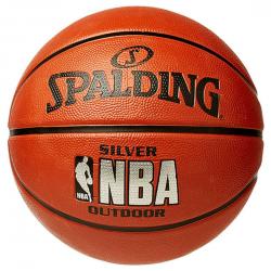 Spalding NBA Silver Outdoor Basketball Spalding NBA Silver Outdoor Basketball