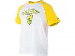 Asics Cricket Australia Shield White Tee 2017 Asics Cricket Australia Shield White Tee 2017