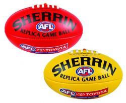 Sherrin Mini Replica Game Ball Aussie Rules Football Sherrin Mini Replica Game Ball Aussie Rules Football