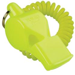 Fox 40 Pearl 2 Chamber Whistle with Flex Wrist Coil Fox 40 Pearl 2 Chamber Whistle with Flex Wrist Coil