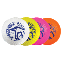 Kookaburra Dimple Vision Hockey Ball [Colour: White]