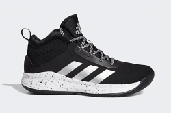 Adidas Cross Em Up Select J Wide | Kids | Black White Grey