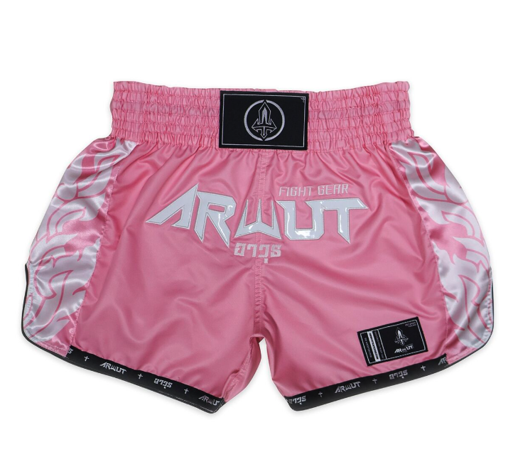 Arwut 'Ascent' Muay Thai Shorts - Sakura Pink
