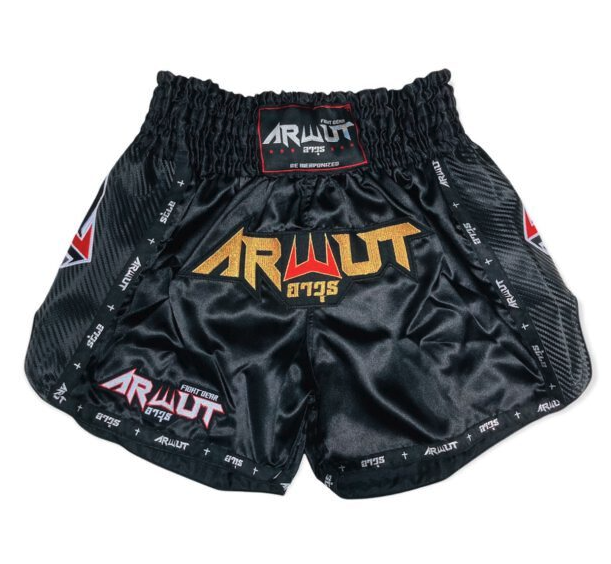Arwut 'Carbon Edition' Muay Thai Shorts - Black