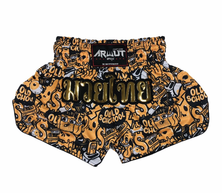 Arwut 'Old School Graffiti' Muay Thai Shorts