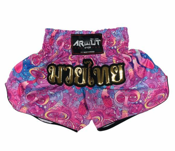 Arwut 'Psychedelic Trippy Shrooms' Muay Thai Shorts