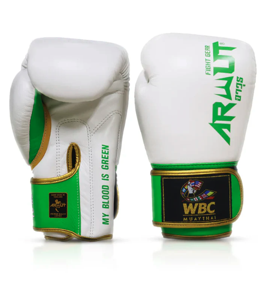 Arwut x WBC BG5 Limited Edition Boxing Gloves - White