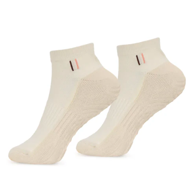 BAHE Studio Grippy Ankle Socks Coconut