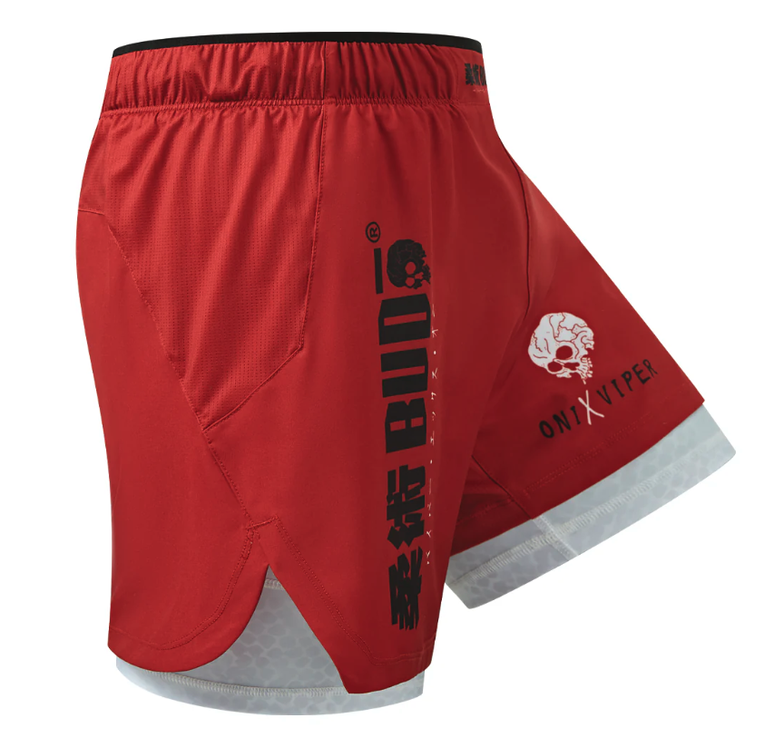 Budo ONI x VIPER 2-in-1 Shorts Red