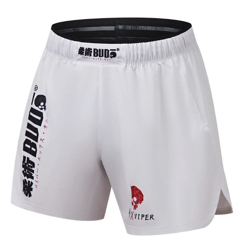 Budo ONI x VIPER 5" MMA Shorts White
