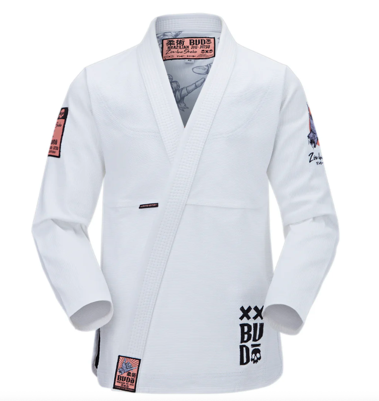 Budo Zombie Shaka BJJ Gi White