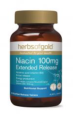 Herbs of Gold Niacin 100mg Extended Release