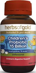 Herbs of Gold Childrens Probiotic 15 Billion
