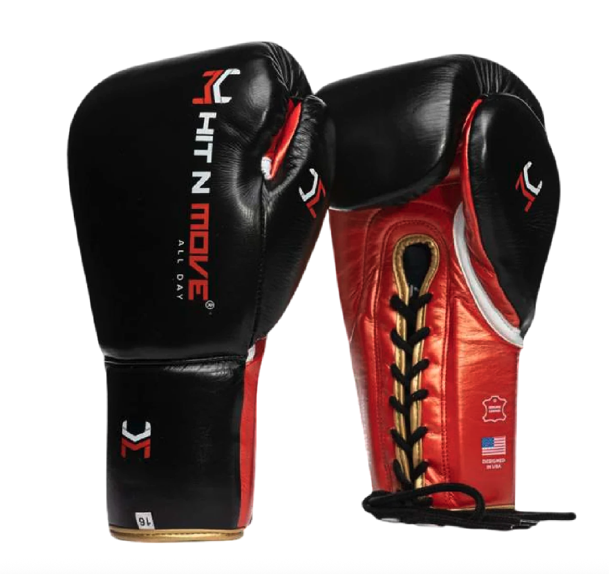 Hit n Move ALL DAY® Pro Agility Gloves (Lace Up) Boxing Gloves