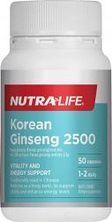 Nutra-Life Korean Ginseng 2500 Nutra-Life Korean Ginseng 2500