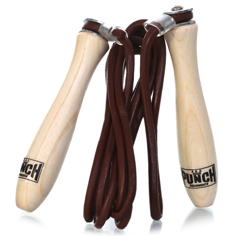 Punch Leather Skipping Rope