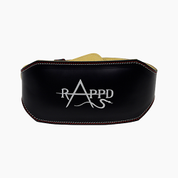 Rappd Leather Weight Lifting Belt 6 Inch