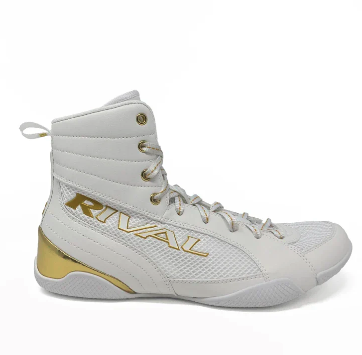 Rival RSX-Guerrero Deluxe Boxing Boots White Gold