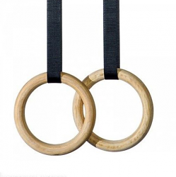 Wooden Gym Rings (pair)
