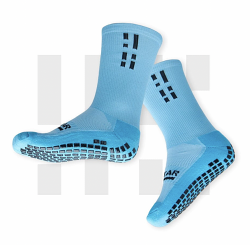 Grip Star Crew Sock | Sky Blue