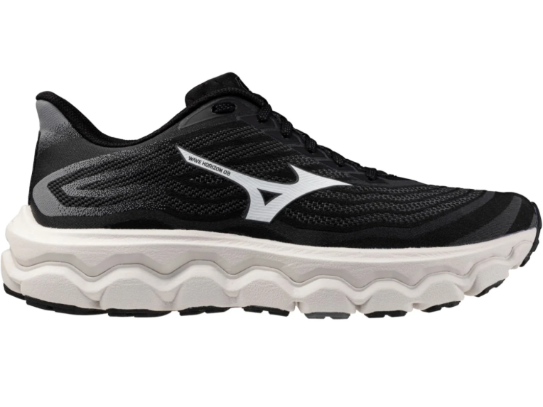 Mizuno Wave Horizon 8 | Mens | Black White Nimbus Cloud