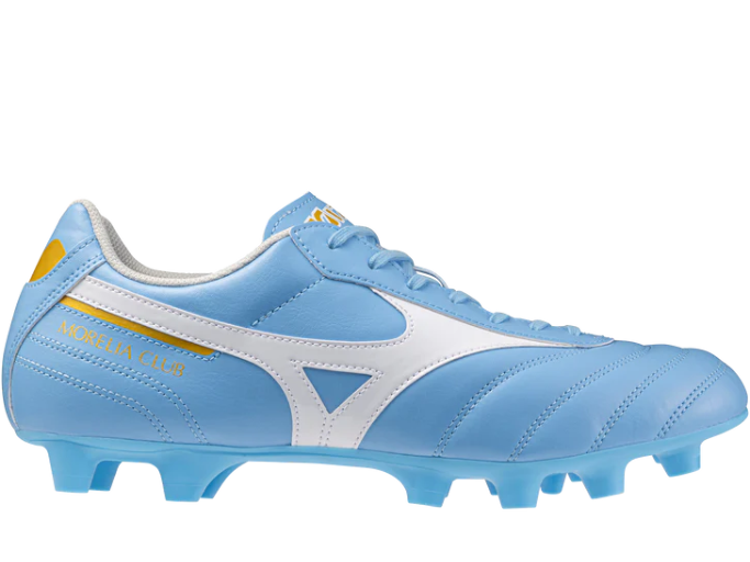 Mizuno Morelia II Club | Celeste White MP Gold