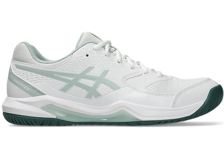 Asics Gel-Dedicate 8 | Mens | White/Green Moss