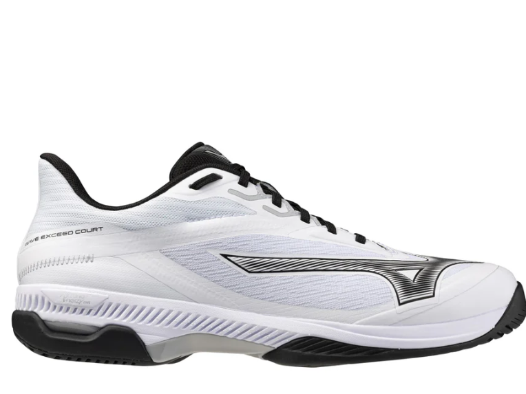 Mizuno Wave Exceed Court AC | Mens | White Black Mist