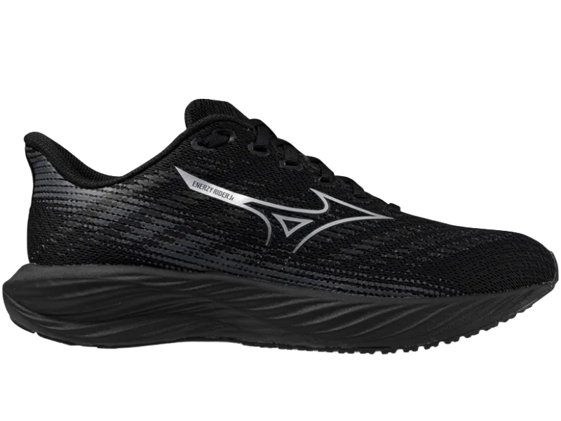 Mizuno Enerzy Rider JR | Kids | Black Silver Ebony