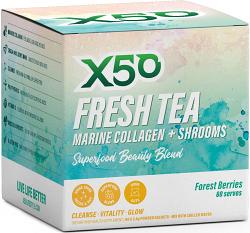 X50 Fresh Tea Marine Collagen + Shrooms X50 Fresh Tea Marine Collagen + Shrooms