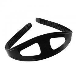 Ocean Pro Black Silicone Mask Strap