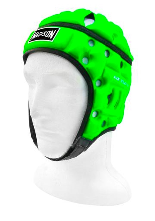 Madison Air Flo Neon Headgear Neon Green [Size: Large 58.5cm]